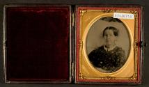 [Copy of portrait of woman, propped up with pillow]