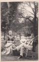 [Boy fishing, children playing by a stream]