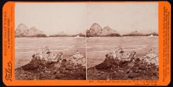 Sugar Loaf Islands, from the West End. Farallone Islands, Pacific Ocean.