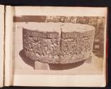 Aztec sacrificial stone.