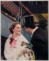 [Lucky Strike Cigarette, man and woman in evening wear]