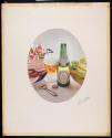 [Still life with cold cut platter (Black Horse Ale)]