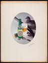 [Still life with hunting decoy (Black Horse Ale)]