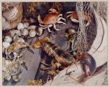 [Harris-Seybold, still life with lobsters, crabs, and oysters]