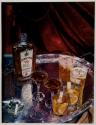[Seagram's Rare Old Canadian Whiskey, still life with ash tray]