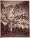 Upper Falls Waving in the Wind, Yosemite Falls, Elevation 2634 Feet