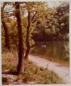 [Hallmark, lake with fishing boat]