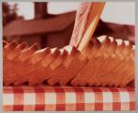 [still life with sliced bread, meat and cheese]