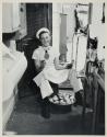 [Hallmark Cards, sailor reading Thanksgiving Day card]