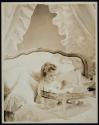 [Vanta [company], child in bed opening mail]