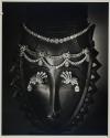 [wooden mask with jewels]
