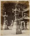 Bronze lanterns & fountains at Katase