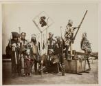 Firemen with their Standard