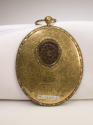 [Pendant with lock of hair (man)]