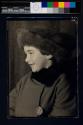 [Harriet Rich in a fur hat]