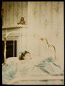 [Sleeping child, probably Hedwiga Silberstein, daughter of the photographer]
