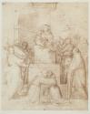 From a drawing in the British Museum [Sacra Conversazione by Fra Bartolomeo]