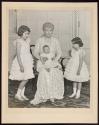 [Queen Mary with three of her grandchildren]
