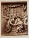 [Bronze panel:The Marriage of Mary and Joseph]