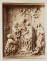 [Bronze panel: Presentation of the child Jesus in the temple]