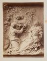 [Sculpted panel: Rest on the Flight to Egypt]