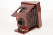 Folding tourist camera