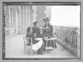 [Queen Eleonora of Bulgaria and her step-daughters, Princess Eudoxia and Princess Nadejda]