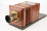 Lewis-style daguerreotype camera (quarter-plate)