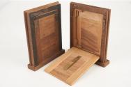 Quarter-plate triple sliding box camera