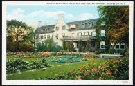 George Eastman's Residence and Sunken Gardens, Rochester, N. Y.