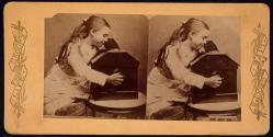 [Girl with stereo viewer]