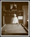 Mark Twain playing pool