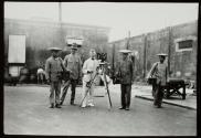 Donald C. Thompson, War Photographer for Leslie's Weekly, photographing Bilibid, the famous Prison of the Philippine Islands