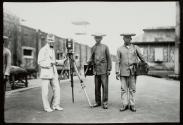 Donald C. Thompson, making pictures at Bilibid prison, 1916