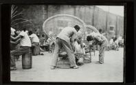 Convicts making willow furniture in Bilibid prison