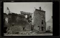 Only one of the many thousands of houses destroyed by the Germans in France