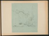 [Bridge, arches, with pulley device]