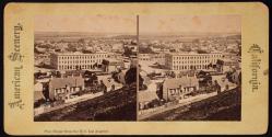 Pico House from the Hill, Los Angeles
