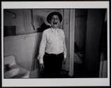 Burlesque Clown in his Dressing Room, 42nd Street Theater, New York