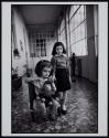 Hydrocephalic Girl with Her Sister, Il Cottolengo Hospital, Turin, Italy