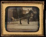 [Horse-drawn sleigh, Geneva, N.Y.]