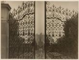 Otto Kahn Residence Seen Through Wrought Iron Gates
