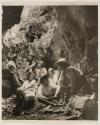 [Group of men and women in canyon]