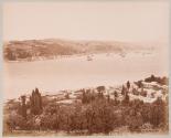 Vue panoramique du Bosphore. Cote d'Europe. prise de Scutari