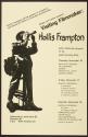 [Poster for Holis Frampton, visiting filmmaker, Walker Art Center]