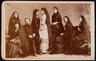 [The 7 Sutherland Sisters with their brother]