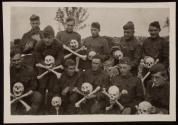 [Papers and ephemera, including one snapshot and two portraits, relating to family and World War I service of Vernon C. Perkins]