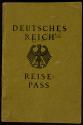 Deutsches Reich Reisepass (Johann Wimmer)