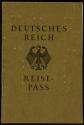 Deutsches Reich Reisepass (John and Therese Wimmer)