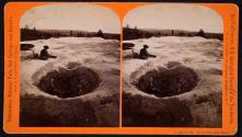 [William Henry Jackson seated on ground at Yellowstone]
